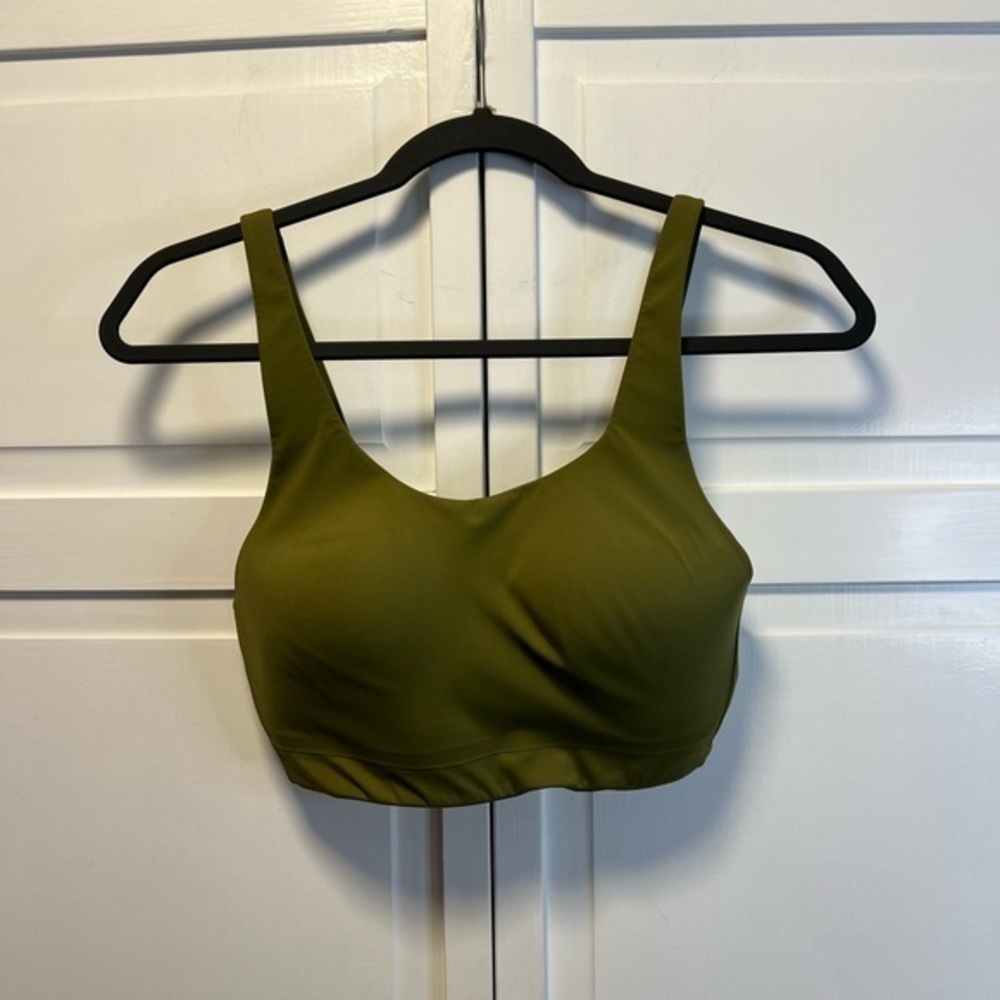 Athleta Advance Sprint Bra Size Women’s 32DD Color Green